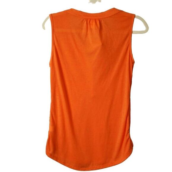 Belle Du Jour Orange Sleeveless Top - Picture 4 of 4
